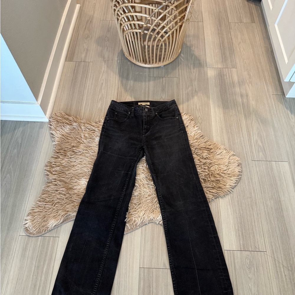 Burberry Black Wide Leg Jeans